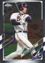 2021 Topps Chrome Base Set Freddie Freeman #138 card