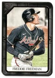 2021 Topps Gallery Base Set Freddie Freeman #29 card