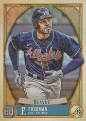 2021 Topps Gypsy Queen Base Set Freddie Freeman #1 card