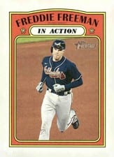 2021 Topps Heritage Freddie Freeman #40 card