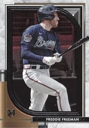 2021 Topps Museum Collection Base Set Freddie Freeman #84 card