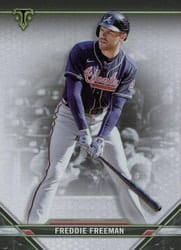 2021 Topps Triple Threads Base Set Freddie Freeman #99 card