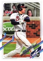 2021 Topps UK Edition Base Set Freddie Freeman #60 card