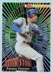 2022 Finest 1994 Finest Cornerstones Freddie Freeman #94FC-FF card