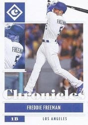 2022 Panini Chronicles Base Set Freddie Freeman #48 card