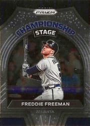 2022 Panini Prizm Championship Stage Freddie Freeman #CS-2