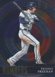 2022 Panini Select Numbers Freddie Freeman #SN4 card