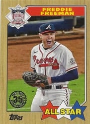 2022 Topps 1987 Topps Baseball All-Stars Freddie Freeman #87AS-35 card