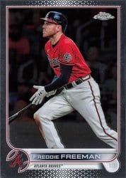 2022 Topps Chrome Base Set Freddie Freeman #14 card