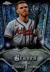 2022 Topps Chrome Pinstriped Freddie Freeman #P-8 card