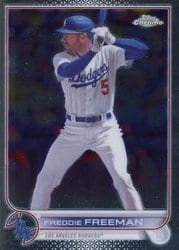 2022 Topps Chrome Update Base Set Freddie Freeman #USC54 card