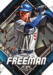 2022 Topps Fire Base Set Freddie Freeman #33 card