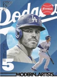 2022 Topps Gallery Modern Artists Freddie Freeman #MA-14 card