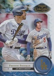 2022 Topps Gold Label Base Set Freddie Freeman #22 card