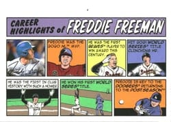 2022 Topps Heritage 1973 Topps Comics Freddie Freeman #73TC-36