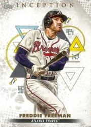 2022 Topps Inception Base Set Freddie Freeman #100 card