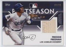 2022 Topps Postseason Performance Relics Freddie Freeman #PPR-FF card