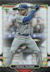 2022 Topps Triple Threads Base Set Freddie Freeman #67 card