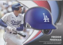 2022 Topps Update Commemorative Batting Helmets Freddie Freeman #BH-FF card