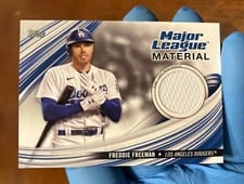 2022 Topps Update Major League Material Freddie Freeman #MLM-FF card