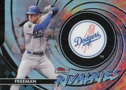 2023 Finest Rivalries Die-Cut Freddie Freeman #FR-4 card