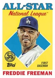 2023 Topps 1988 Topps All-Stars Freddie Freeman #88AS-22 card
