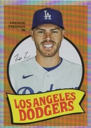 2023 Topps Archives 1969 Team History Foil Freddie Freeman #69T-29 card