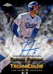 2023 Topps Chrome In Technicolor Autographs Freddie Freeman #TTA-FF card