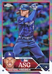 2023 Topps Chrome Update 2023 All-Star Game Freddie Freeman #ASGC-25 card