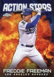 2023 Topps Chrome Update Action Stars Freddie Freeman #ASC-10 card