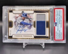 2023 Topps Definitive Collection Autograph Relic Freddie Freeman #ARC-FF card
