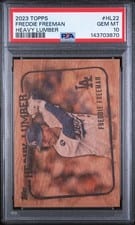 2023 Topps Heavy Lumber Freddie Freeman #HL-22 card