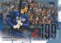 2023 Topps Japan Edition Strength in Numbers Freddie Freeman #SS-2 card