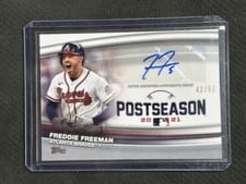 2023 Topps Postseason Performance Autographs Freddie Freeman #PPA-FF card