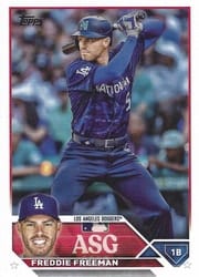2023 Topps Update 2023 All-Star Game Freddie Freeman #ASG-25 card