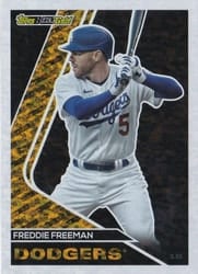 2023 Topps Update Black Gold Freddie Freeman #BG-13 card