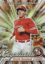 2023 Topps World Baseball Classic Captains of the Classic Freddie Freeman #CC-2 card