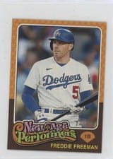 2024 Topps Heritage Mini New Age Performers Freddie Freeman #NAP-7 card