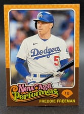 2024 Topps Heritage New Age Performers Freddie Freeman #NAP-7 card