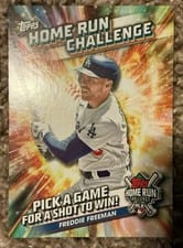2024 Topps Home Run Challenge (Series 1) Freddie Freeman #HRC-12 card