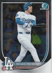 2025 Bowman Chrome Base Set Freddie Freeman #33 card