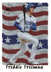 2025 Topps Archives 1995 Topps Cyberstats Freddie Freeman #95C-8 card