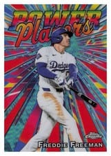 2025 Topps Chrome Update Power Players Freddie Freeman #PP-40 card