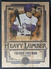 2025 Topps Heavy Lumber Freddie Freeman #HL-27 card