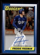 Freddie Freeman 2025 Topps Update 1990 Autograph #90AU-FF