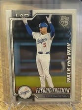 2026 Topps Walk This Way Freddie Freeman #252 card