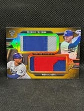 2024 Topps Triple Threads Dual Jumbo Relics Freddie Freeman / Mookie Betts #DRJ-BF card