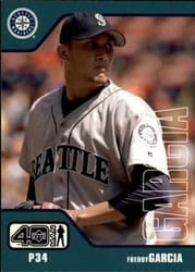 2002 Upper Deck 40-Man Base Set Freddy Garcia #164 card