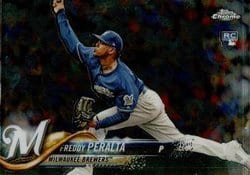 2018 Topps Chrome Update Base Set Freddy Peralta #HMT93 card