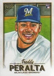 2018 Topps Gallery Base Set Freddy Peralta #118 card